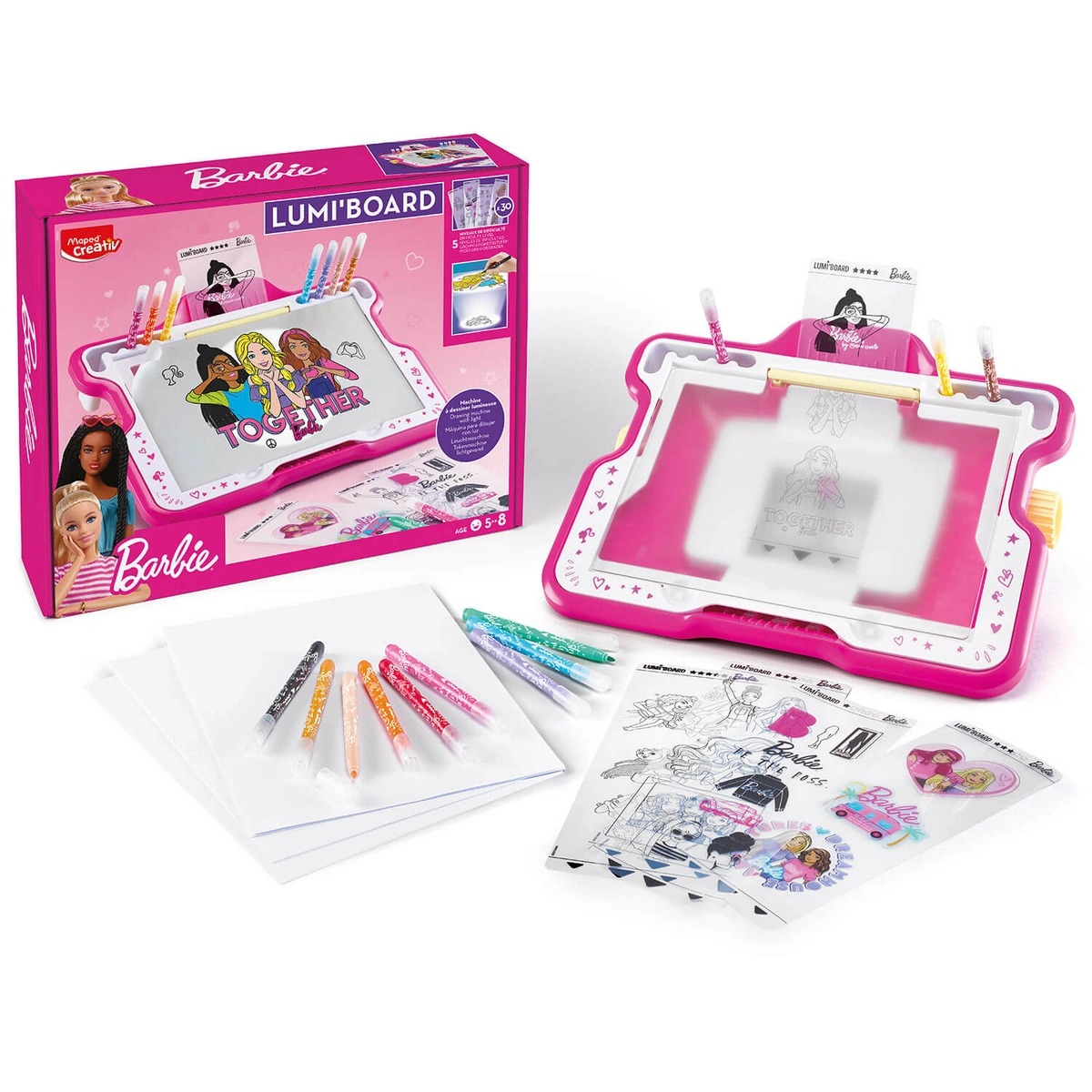 Creativ podświetlana tablica Lumi Board Barbie - obrazek 2