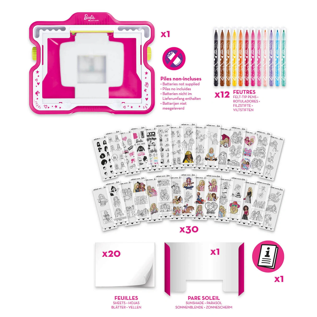 Creativ podświetlana tablica Lumi Board Barbie - obrazek 4