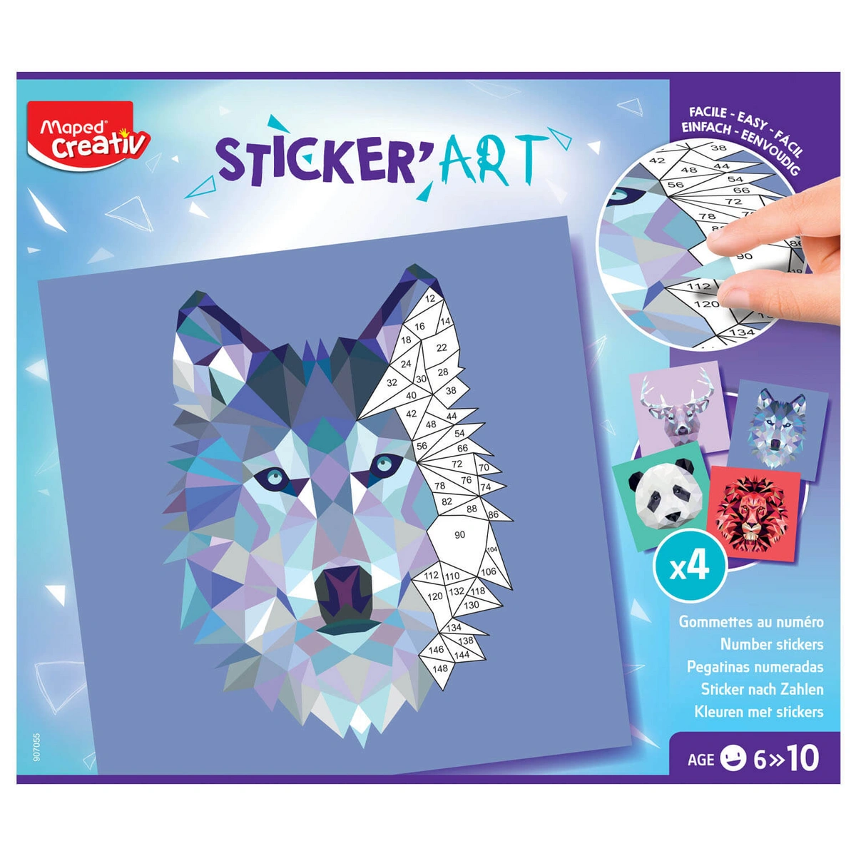 Creativ Sticker Art - przyklejanie po numerach - obrazek 2